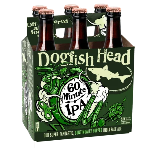 Dogfish Head 60 Minute IPA (6 x 12oz bottles)