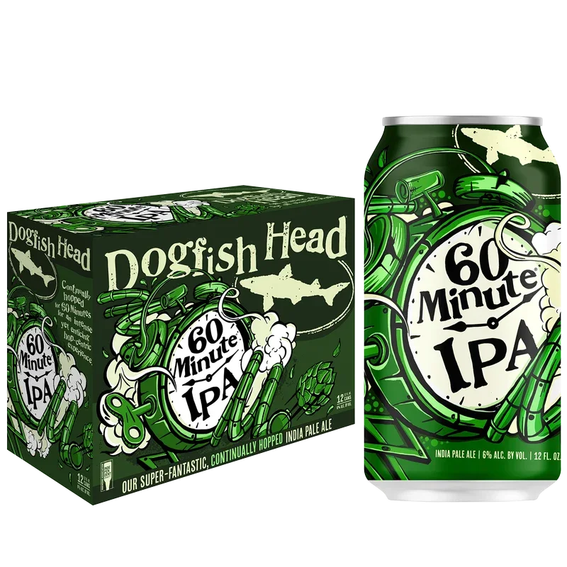 Dogfish Head 60 Minute IPA (6 x 12oz cans)