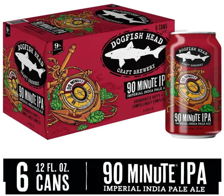 Dogfish Head 90 Minute Imperial IPA (4 x 12oz can)