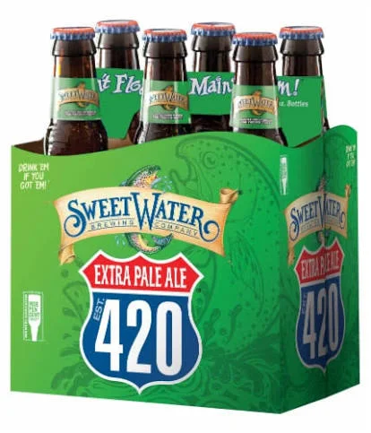 SweetWater 420 Extra Pale Ale (6 x 12oz bottles)