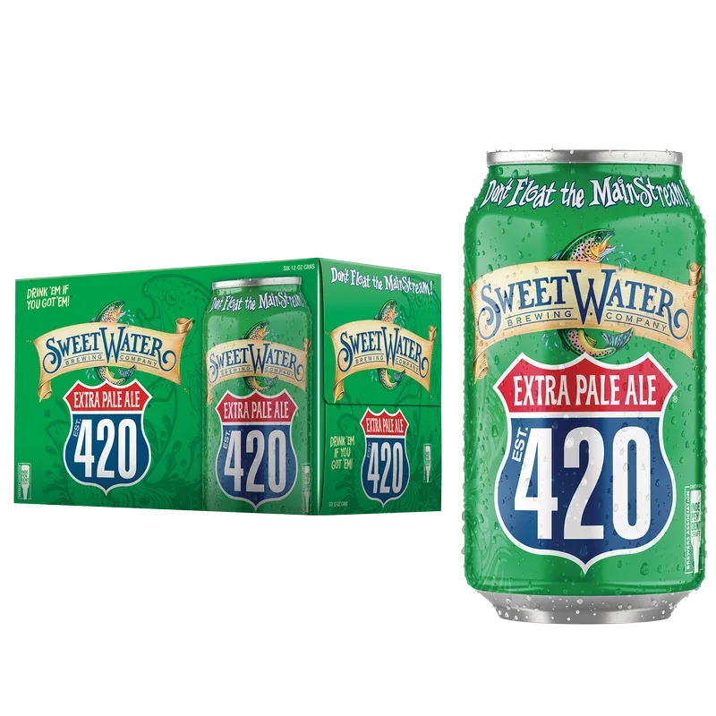 SweetWater 420 Extra Pale Ale (6 x 12oz cans)