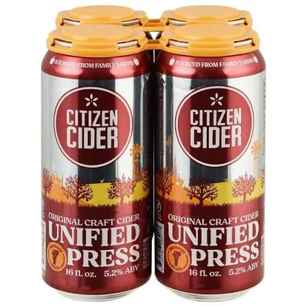 Citizen Cider Unified Press Hard Cider