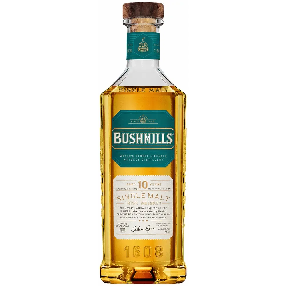 Bushmills 10 Year Old Single Malt Irish Whiskey