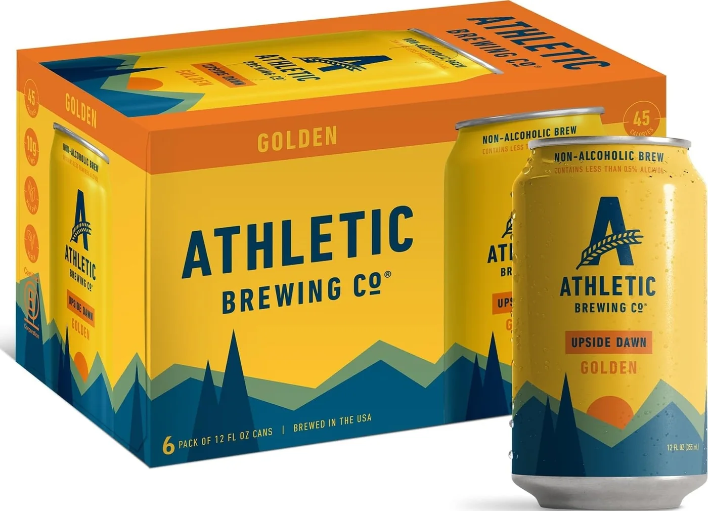 Athletic Brewing Upside Dawn Golden Ale