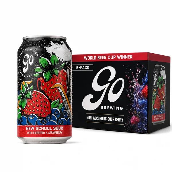 Go Brewing New School Sour (Blueberry & Strawberry)