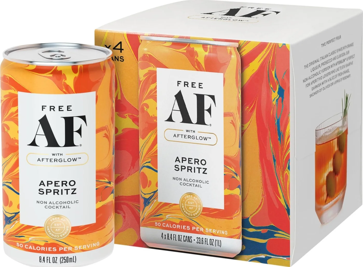 Free AF Apero Spritz Non-Alcoholic Cocktail