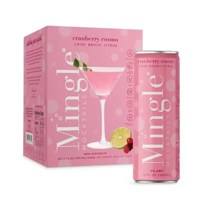 Mingle Cranberry Cosmo Sparkling Mocktail