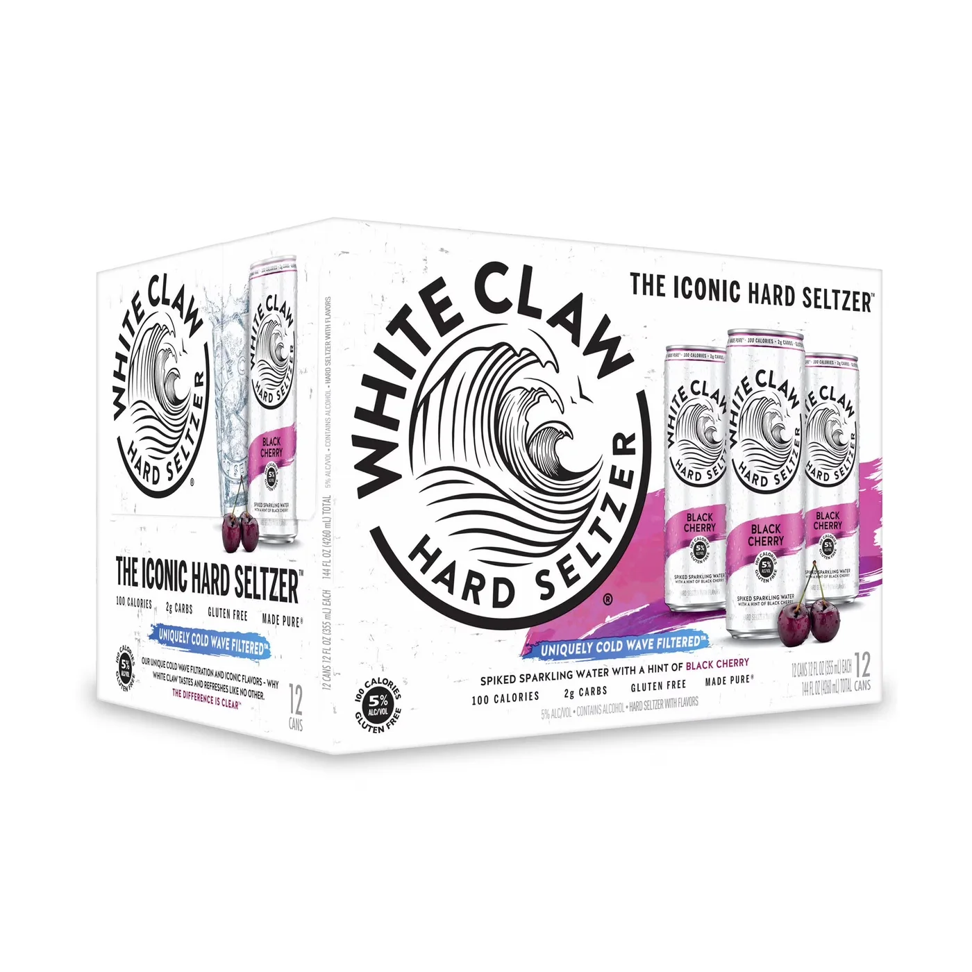 White Claw Black Cherry Hard Seltzer