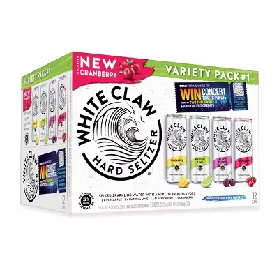 White Claw Hard Seltzer Variety Pack